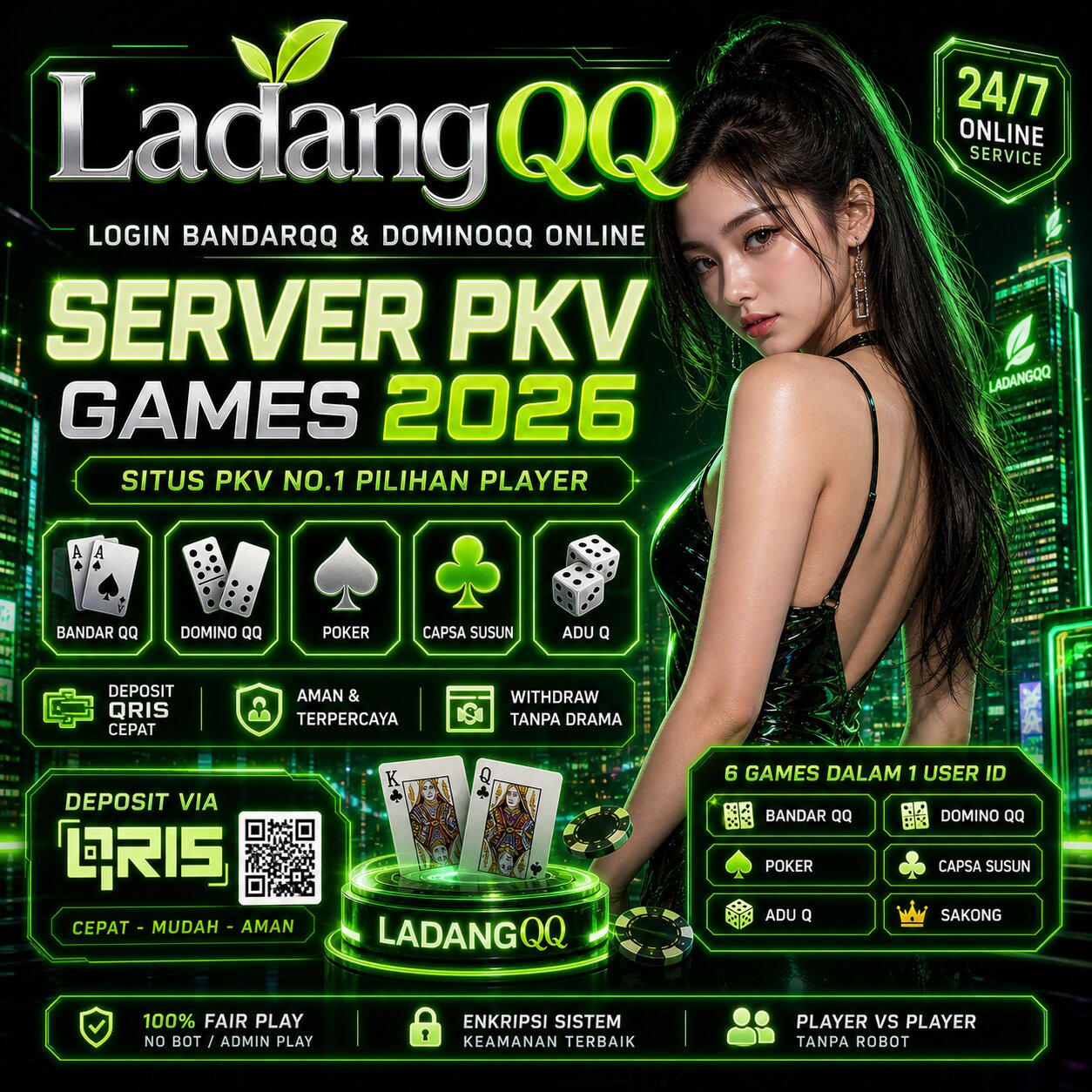 LadangQQ > Login BandarQQ & DominoQQ Online Server PKV Games 2026